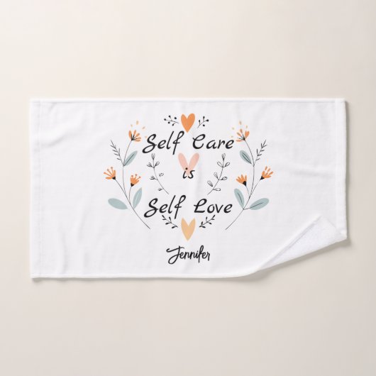 Zelfzorg is zelfliefde: omarm jezelf bad handdoek (Handdoek)