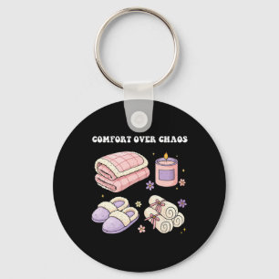 Zelfzorg Liefde Comfort Boven Chaos Geestelijke Ge Sleutelhanger