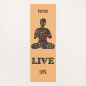 Zelfzorg Mindfulness Yoga Mat (Achterkant)