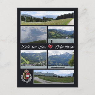 Zell am See, Autriche carte postale