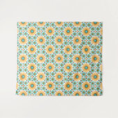 Zellige Radiance: kleurrijke Andalusische geometri Wandkleed (Voorkant (horizontaal))