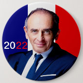 Zemmour 2022 ronde button 6,0 cm (Voorkant)