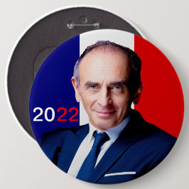 Zemmour 2022 ronde button 6,0 cm