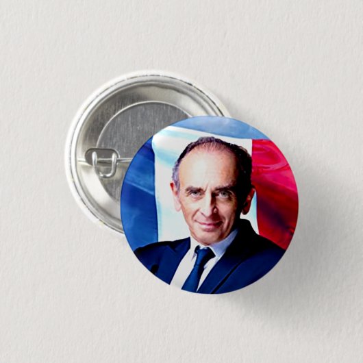 Zemmour President Ronde Button 3,2 Cm (Voorkant /achterkant)