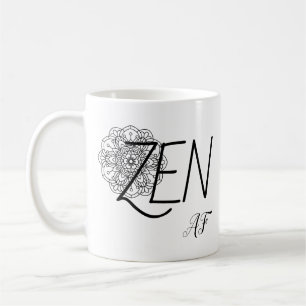 Zen AF drôle Humour Mandala café Mug
