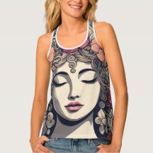Zen AF voelen in Bali Tanktop #3