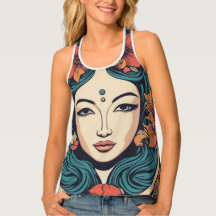 Zen AF voelen in Bali Tanktop #8
