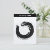 Zen-Afbeelding: Enso Briefkaart (Staand voorkant)