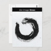 Zen-Afbeelding: Enso Briefkaart (Voorkant / Achterkant)