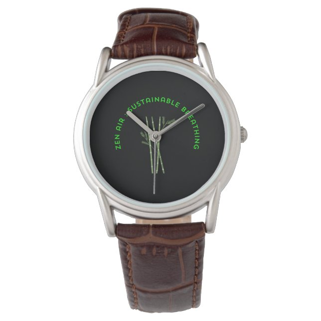 Zen Air: Sustainable Breathing Horloge (Voorkant)
