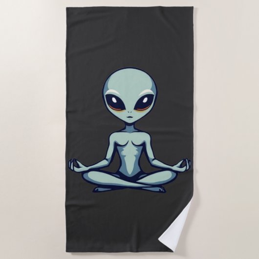 Zen Alien Strandlaken (Voorkant)
