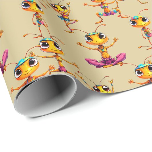 Zen Ants Wrapping Paper Cadeaupapier (Rol Hoek)