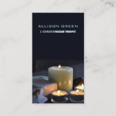 Zen Aromatherapie Massagetherapeut Salon SPA Visitekaartje (Voorkant)