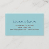 Zen Aromatherapy Massage Therapy Yoga Meditation Visitekaartje (Achterkant)