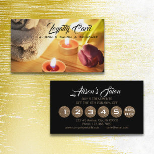 Zen Aromatherapy SPA Massagetherapie Loyaliteit Klantenkaartje