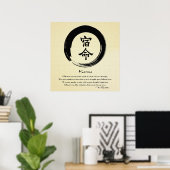 Zen Art Poster (Thuiskantoor)