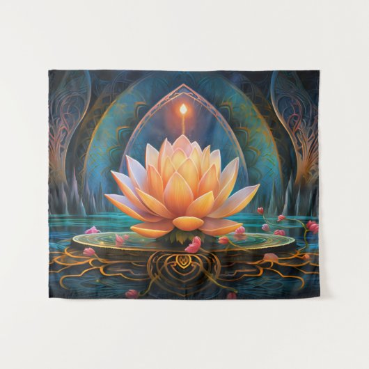 Zen Art Tapestry Wandkleed (Voorkant (horizontaal))