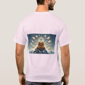 Zen Asanas : T-shirt Pose de Méditation (Dos)