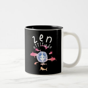 Zen Attitude Tweekleurige Koffiemok
