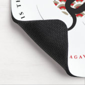 Zen Aziatische Rode Zon Yoga Moderne Kalligrafie O Muismat (Hoek)