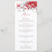 Zen Bamboo laat het dubbelgeluk van het Chinese hu Menu (Voorkant)