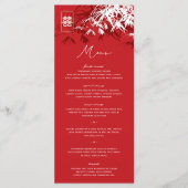 Zen Bamboo laat het dubbelgeluk van het Chinese hu Menu (Voorkant)