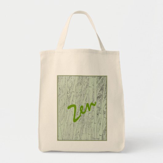 "Zen Bamboo" Organic Tas (Voorkant)