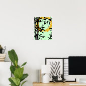 Zen Bamboo Sun Poster (Thuiskantoor)