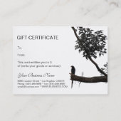 ©Zen Bird Oriental Photography Certificat Cadeau (Dos)