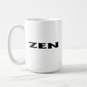 Zen black white mug (Gauche)