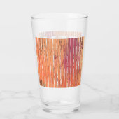 Zen blanc roseaux verre tumbler (Dos)
