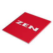 Zen blanc rouge grand carreau (Côté)