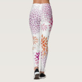 Zen Blossoms: Kimono Chic Leggings (Achterkant)