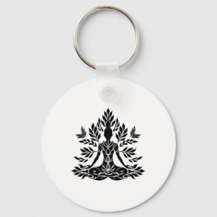 Zen Boeddha Boeddhistische Spiritualiteit Meditati Sleutelhanger