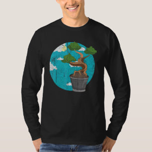 Zen Boeddhist Bonsai Esthetisch Japan Wolken Bonsa T-shirt