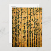 Zen Bos Bamboe Feestdagenkaart (Voorkant / Achterkant)