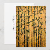 Zen Bos Bamboe Feestdagenkaart (Voorkant / Achterkant)