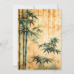 Zen Botanische Natuur Bamboebos Aankondiging