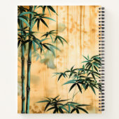 Zen Botanische Natuur Bamboebos Notitieboek (Achterkant)