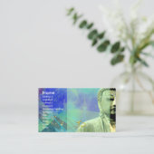 Zen Bouddha Carte de visite, urbanisé (Debout devant)