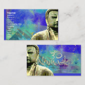 Zen Bouddha Carte de visite, urbanisé (Devant / Derrière)