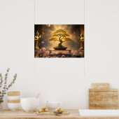 ZEN BOUDDHISME - ARBRE BONSAÏ - Affiche (Cuisine)