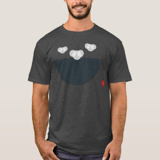 Zen Brew Japanse Grote Golf Koffiekop Ukiyoe Mi T-shirt