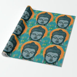Zen Buddha Head Cadeaupapier
