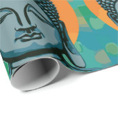 Zen Buddha Head Cadeaupapier (Rol Hoek)