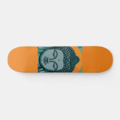 Zen Buddha Head Skateboard (Horizontaal)