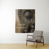 Zen Buddha Quote Wandkleed (In situ)