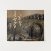 Zen Buddha Quote Wandkleed (Voorkant (horizontaal))