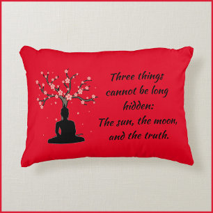 Zen Buddha Truth Proverb Quote Accent Kussen