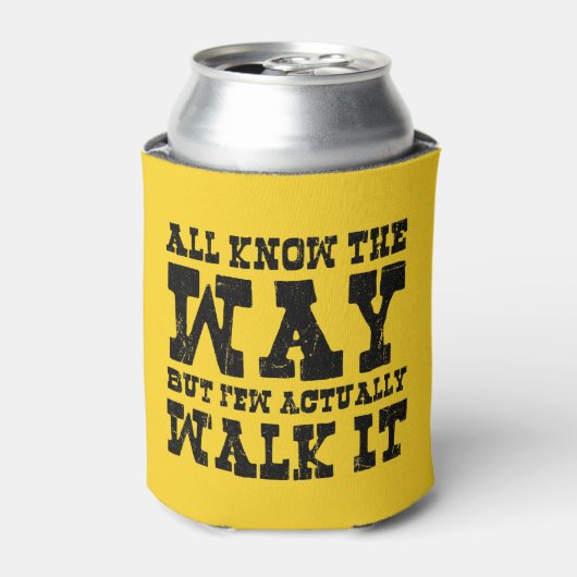 Zen Buddhism Spaghetti Westerne stijl Blikjeskoeler (Blikje Voorkant)